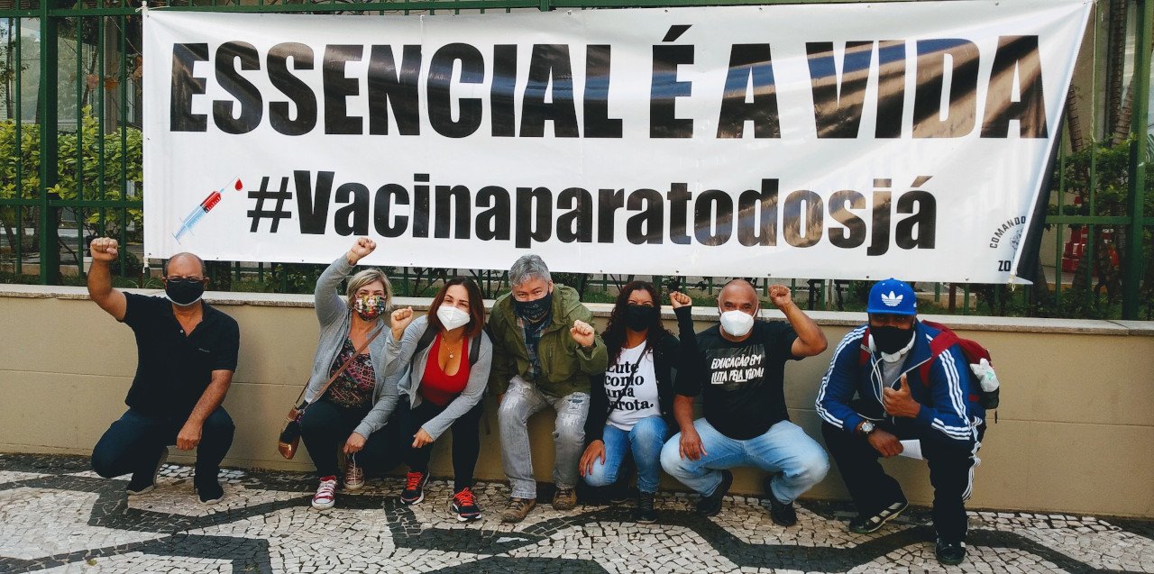 Essencial é a Vida. Vacina para Todos Já