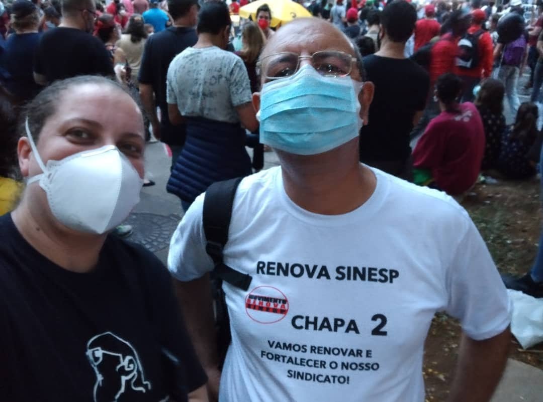 Ato Fora Bolsonaro.
